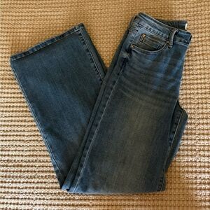 Enjean Wide Leg Blue Jeans in medium wash - Size 5 (27)